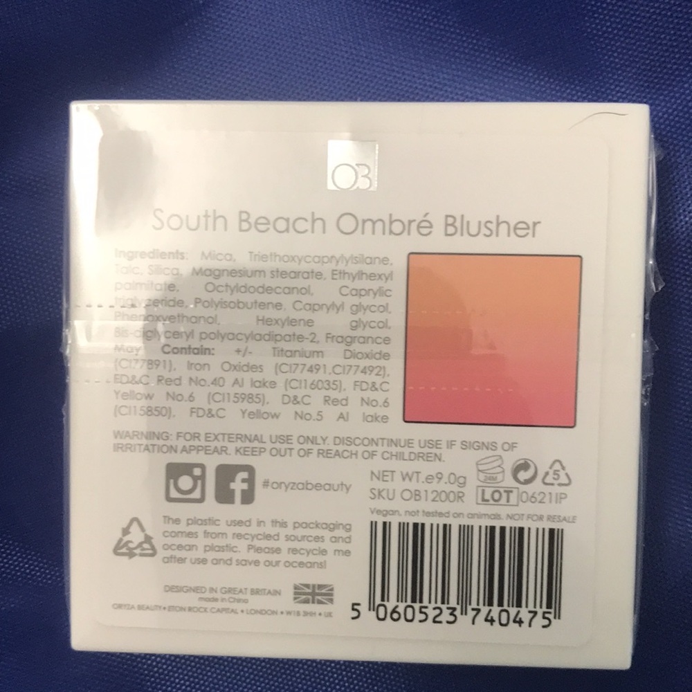 ORYZA South Beach Ombre Blush NEW sealed 🌟 - Picture 5 of 5